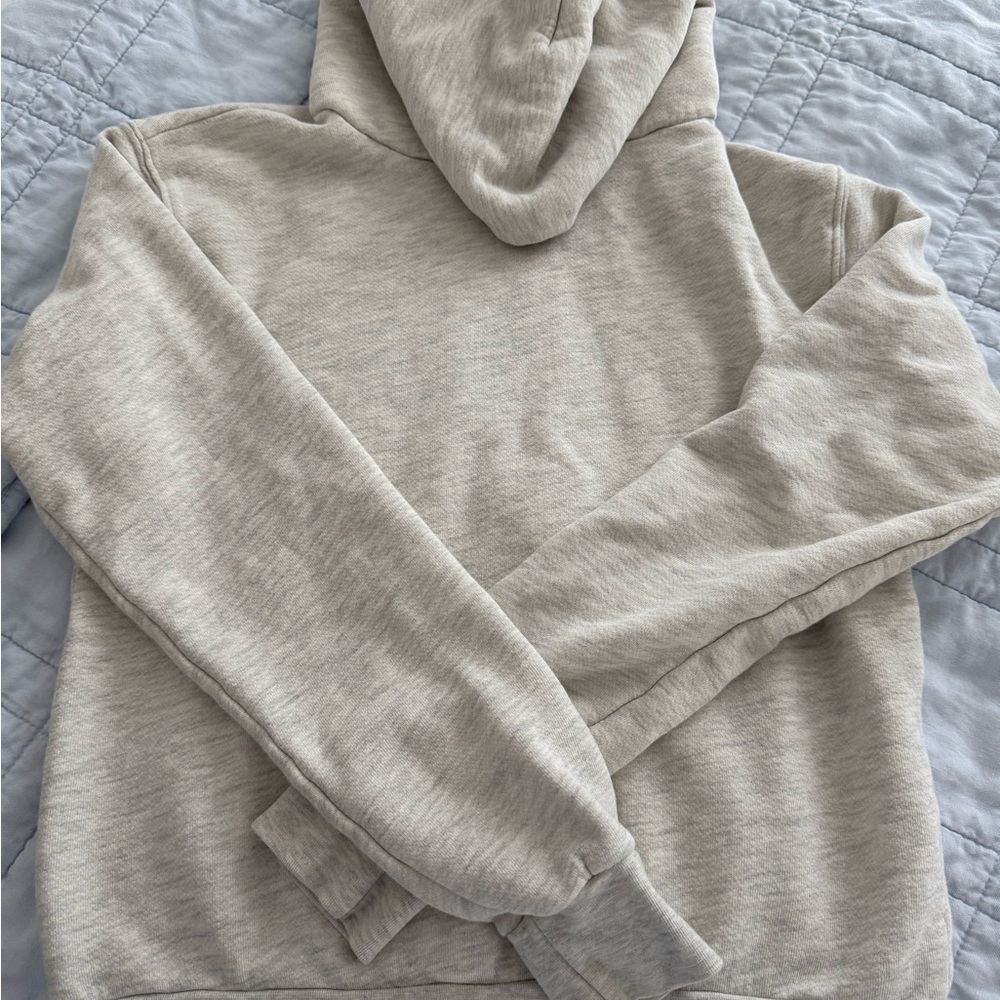 perfectwhitetee Gray Heart Sweatshirt Hoodie XS